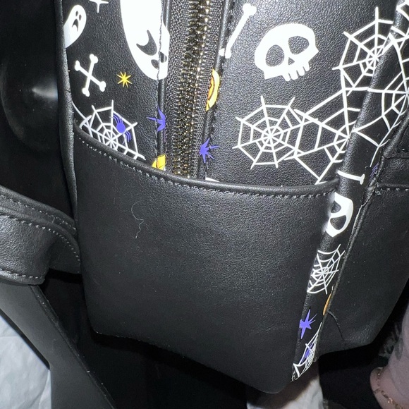 Her Universe Disney Mickey Mouse Halloween Skeleton Backpack - Picture 7 of 12